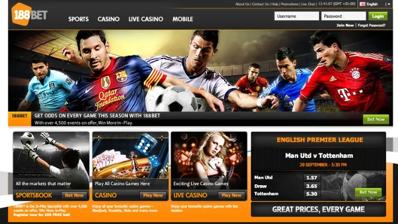 Bet188 - Lựa chọn cá cược K thể thao thứ hai