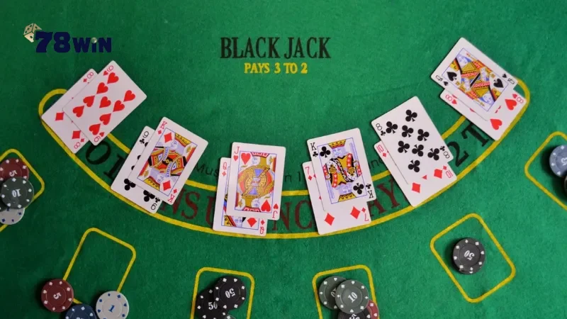 Chi tiết từng bước tiến hành một ván Blackjack