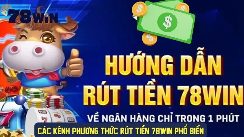 Đa dạng phương thức rút tiền tại cổng game